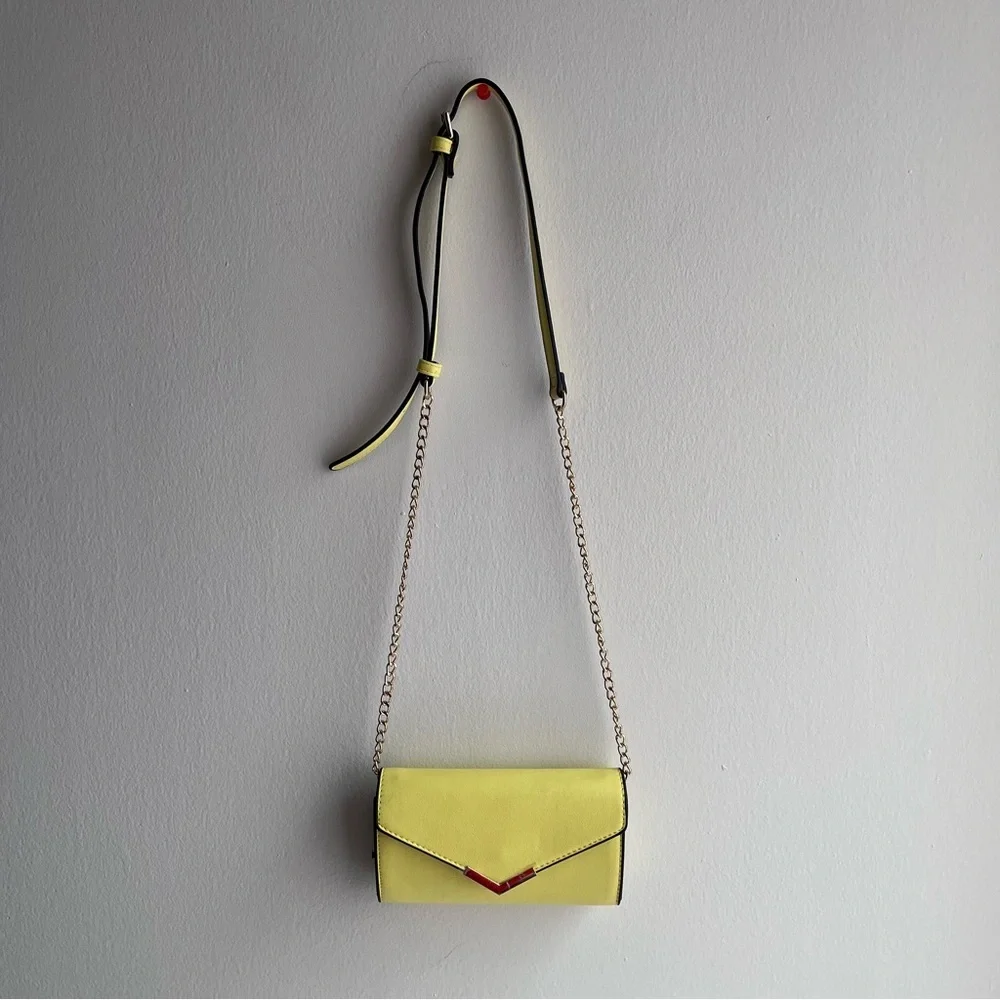 Urban Expressions Lemon Yellow Crossbody handBag